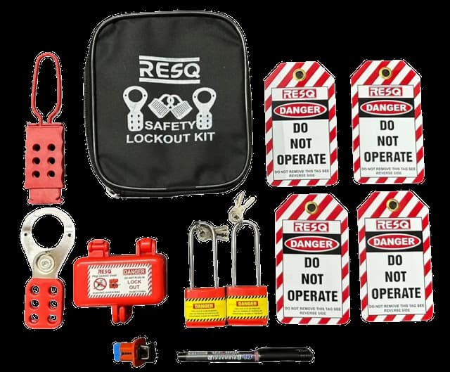 Lockout Tagout Kit - Black